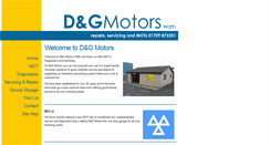 Desktop Screenshot of dgmotorswath.co.uk