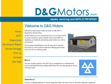 Tablet Screenshot of dgmotorswath.co.uk